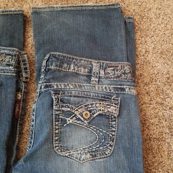 Silver Jean's. Great condition - Picture 3 of 5